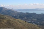 View of the Golden Gate Bridge and Marin hillsides